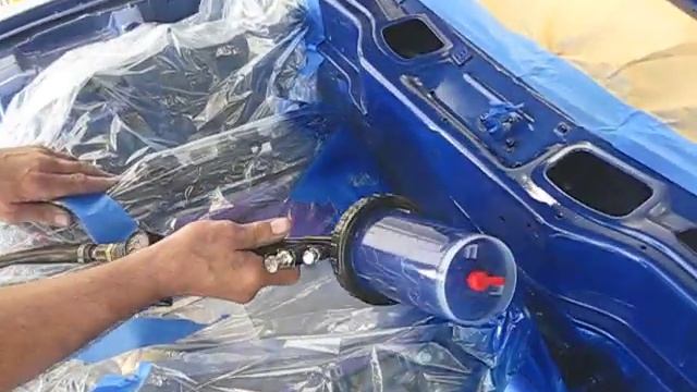 Painting RX7 modded firewall смотреть онлайн