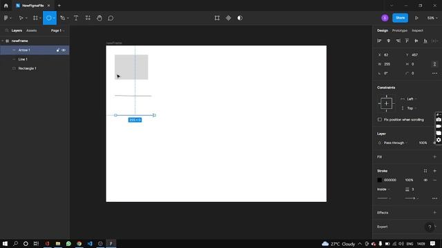 Draw shapes on frame in figma file #Techs смотреть онлайн