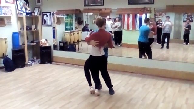BACHATA Intermediate. Dmitriy Usoltsev & Anna Pavlova. 10.11.16 смотреть онлайн