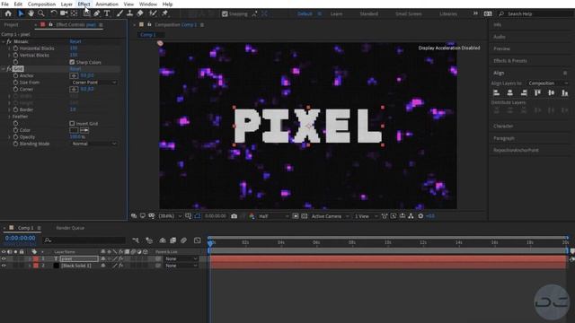 Pixel animating Background in Adobe After Effects | NO PLUGINS смотреть онлайн