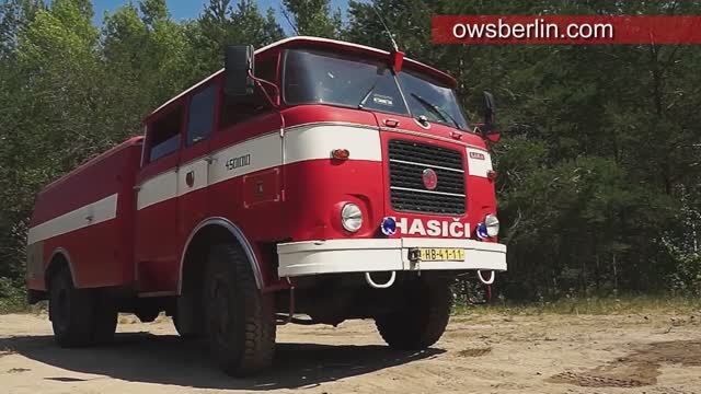 Пожарная автоцистерна на базе грузового автомобиля Škoda-Liaz 706 смотреть онлайн