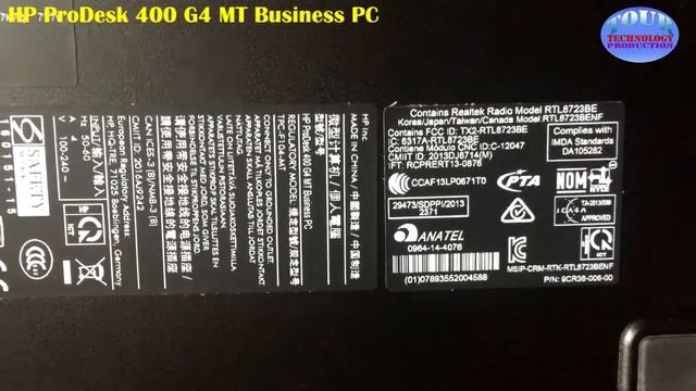HP ProDesk 400 G4 MT Business PC | i7 3.6GHz | 8GB | 1TB | Windows 10 Pro 64Bit смотреть онлайн