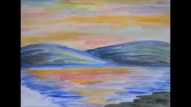 урок "Пейзаж настроения" смотреть онлайн