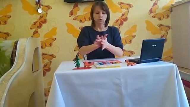 Лепка «Лиса и ворона» смотреть онлайн