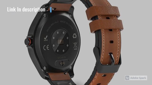 [Blood Oxygen Monitor] Smart Watch - Brown BW-HL2 1.3-inch Full-round Touch Screen Heart Rate Bloo смотреть онлайн