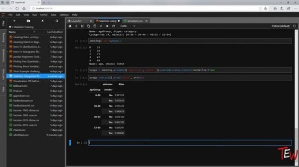 Python Data Visualization [ Graphing Categorical Data ] Pandas Data Analysis & Statistics Tutorial