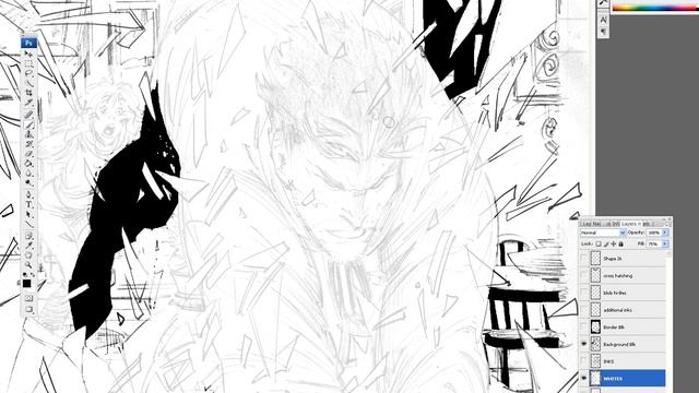 McFarlane Art Lesson - (How to Ink a Comic Book Page) смотреть онлайн