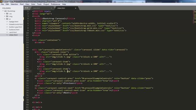 Carousel/Slider in Bootstrap,Lec-34|Bootstrap 4 tutorials for beginners in Urdu/Hindi| смотреть онлайн