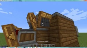 Автоматическая ферма молока с модом Create в майнкрафте