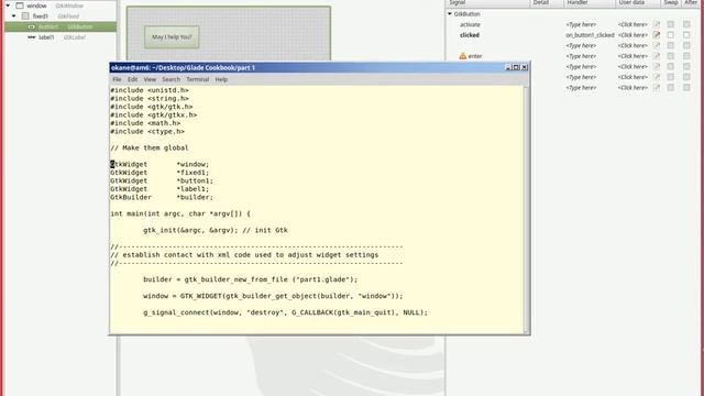 Linux Gtk Glade Programming Part 1 смотреть онлайн