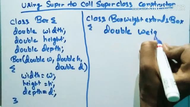 Using super to call superclass constructor смотреть онлайн