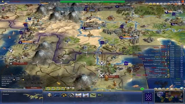Sid Meier’s Civilization IV: Beyond the Sword, Rhyes and Fall mod #USA v.43.2 смотреть онлайн