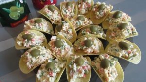 САЛАТ на чипсах  Закуска на праздничный стол!
