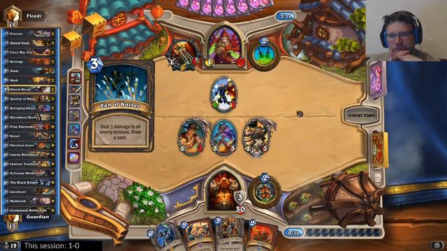 Hearthstone Standard S26 Control Warrior vs N'Zoth Deathrattle Rogue - Those are my class cards! смотреть онлайн