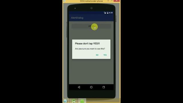 Android Studio Alert Dialog смотреть онлайн