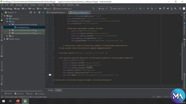 Coordinator Layout | Android Tutorial #22 смотреть онлайн