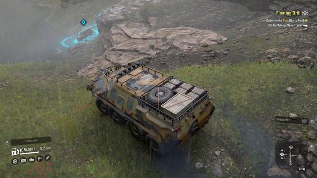 SnowRunner Tuz 420 Tatarin | Off The Cliff | Gameplay [HD] смотреть онлайн