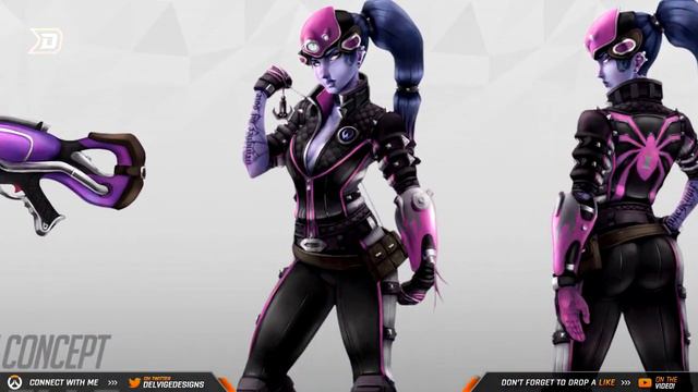 OVERWATCH New Legendary Skins?! - Rebel Widowmaker? (New Community Concepts) смотреть онлайн