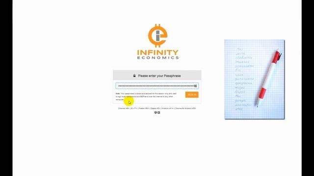 Как создать кошелёк на платформе INFINITY ECONOMICS смотреть онлайн