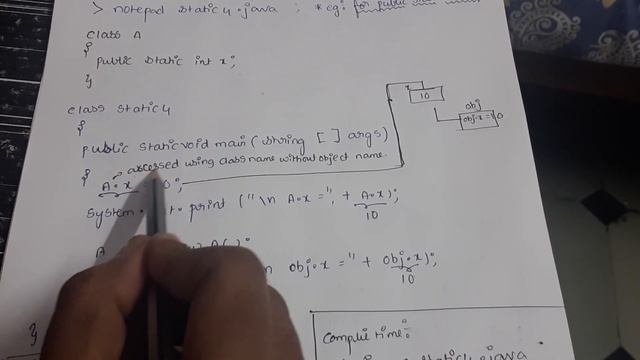 JAVA PROGRAMMING: Static Keyword Concept (Static variable, method, block) by ODB TUTORIAL смотреть онлайн