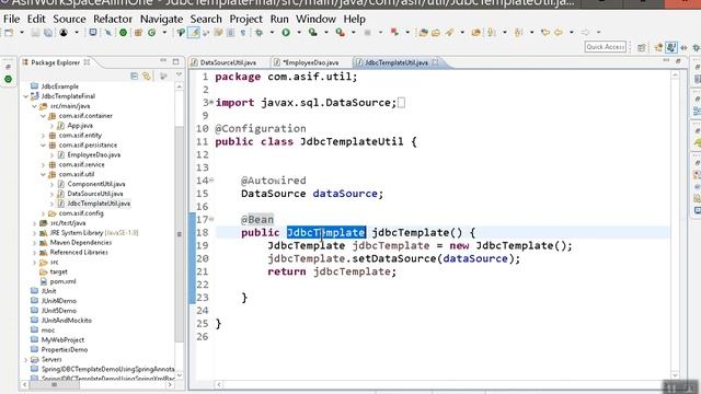 Spring JdbcTemp 50 DaoSupport(extendsJdbcDaoSupport) and NamedParameterJdbcTemplate смотреть онлайн