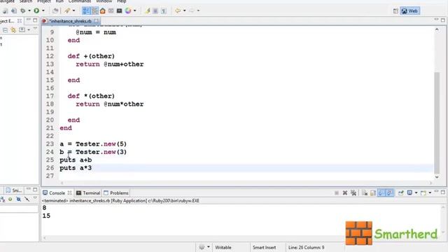#51 Ruby Tutorial : Operator Overloading Part - 3 смотреть онлайн