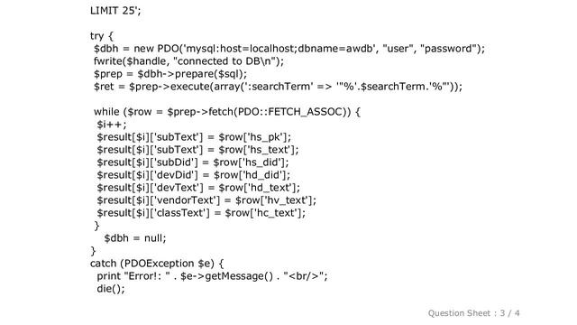MySQL : PHP PDO prepared statement -- MySQL LIKE query смотреть онлайн