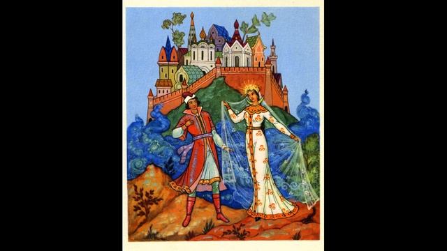 Старые советские открытки. Сказки А. С. Пушкина, Палех, 1961 смотреть онлайн