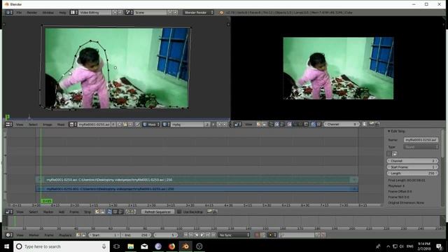 How to Blur Background Video Editing in Blender part 8 смотреть онлайн
