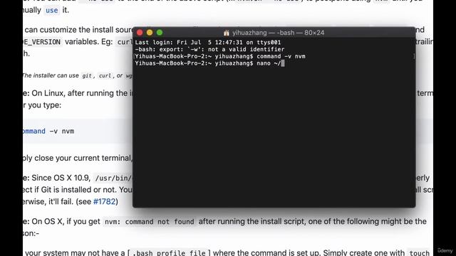 03 React Basics - 002 Environment Setup for Mac смотреть онлайн