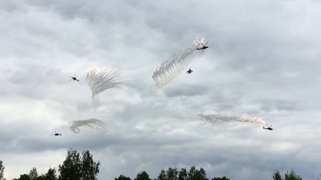 25 лет пилотажным группам "Русские Витязи" и "Стрижи" смотреть онлайн