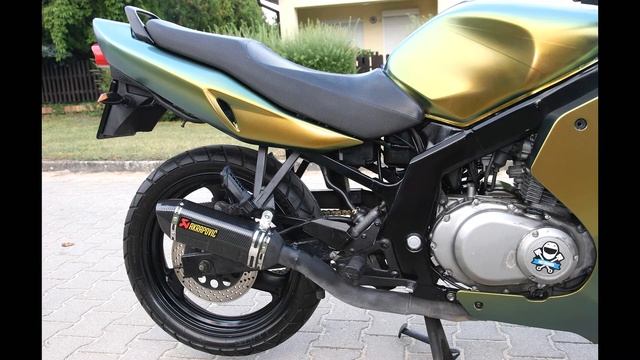 Suzuki GS500F Wolsztyn A2 vinyl wrap tuning airbrush motorcycle paint painting road test honda cb50 смотреть онлайн