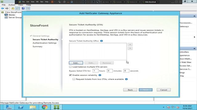 Citrix - How to Configure STA servers information on Citrix Storefront and Netscaler Gateway. смотреть онлайн