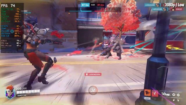 Overwatch 2 | GTX 750 1GB - i5 3470 | смотреть онлайн