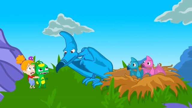 Learn the colors with Funny Alien challenge for kids & Groovy The Martian dance смотреть онлайн