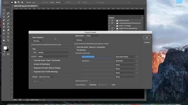 Automate Your Workflow with Photoshop Droplet смотреть онлайн