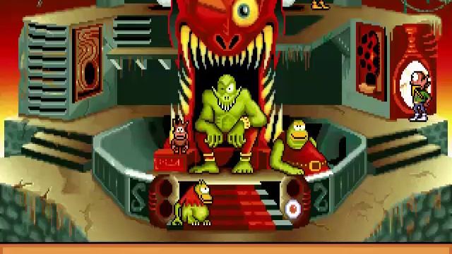 Gobliins 2 Walkthrough World 5 - Throne Room смотреть онлайн