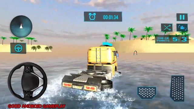 Beach Truck Water Surfing 3D Fun Driving Sim New Car - Android GamePlay FHD смотреть онлайн