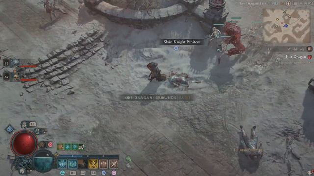 Diablo IV stronghold conquered online multiplayer co-op World Teir 3 PS5 gameplay смотреть онлайн