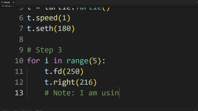 Python Turtle Tutorial Part 3 - Drawing a Star with Turtle смотреть онлайн