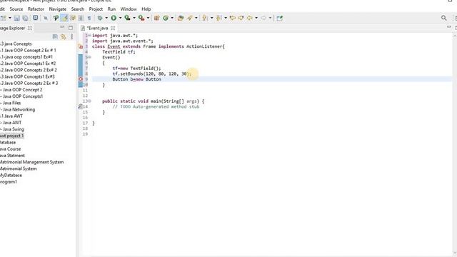 Event Handling in Java | Listener Interface | Lecture # 68 | Learn Programming смотреть онлайн