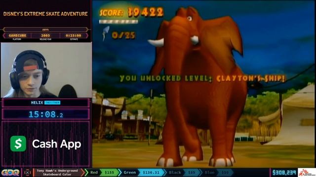 Disney's Extreme Skate Adventure by Helix in 15:47 - Summer Games Done Quick 2020 Online смотреть онлайн