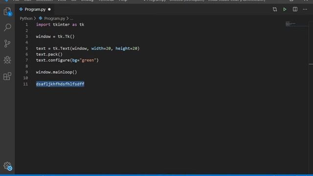 Tkinter #part11 || Text widget in tkinter || How to make text box in python tkinter смотреть онлайн