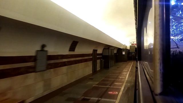 Таганско-Краснопресненская линия метро. Новогодний ЕЖ-3/Ем508т. Вид из окна. Планерная - Котельники смотреть онлайн
