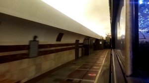 Таганско-Краснопресненская линия метро. Новогодний ЕЖ-3/Ем508т. Вид из окна. Планерная - Котельники