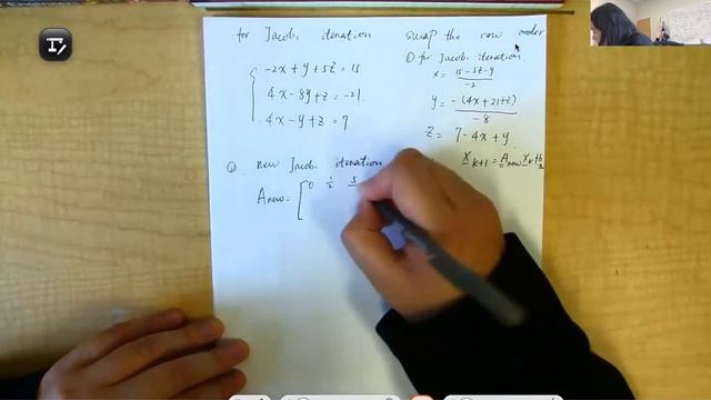 Math Methods for Engineers: 16B-1. Numerical Solution for Algebraic Equations-Stability of Jacobi смотреть онлайн