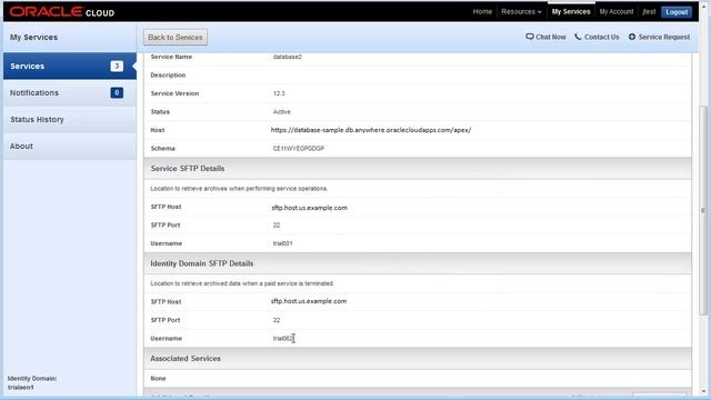 Reset the SFTP user account password for an Oracle Cloud service смотреть онлайн