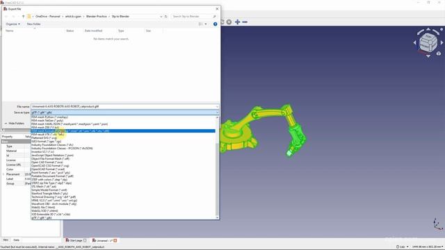 Stp to Blender CAD conversion using FreeCAD free 3D software смотреть онлайн