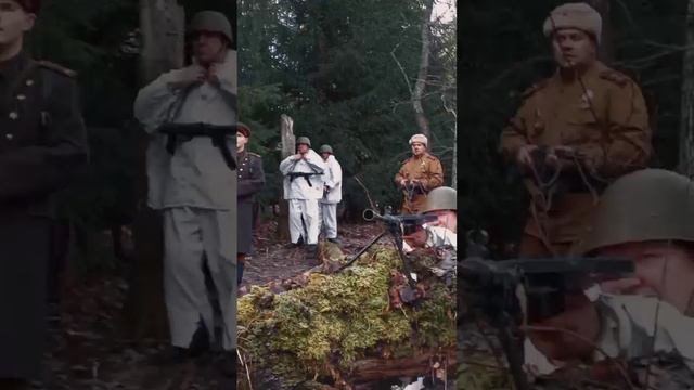 Съёмка военной сцены. смотреть онлайн