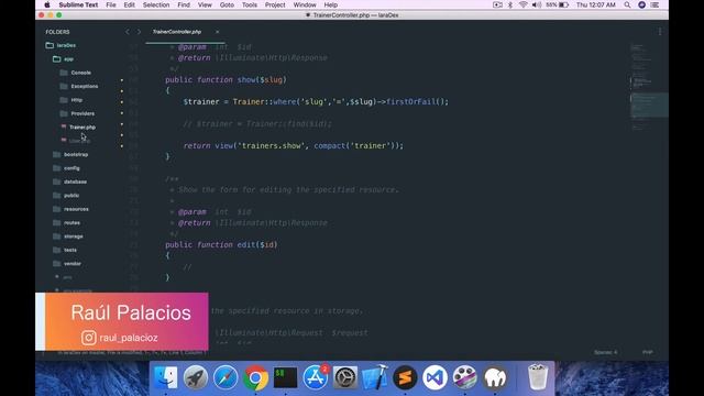 22 - Curso de Laravel 5.6, Custom Implicit Binding смотреть онлайн